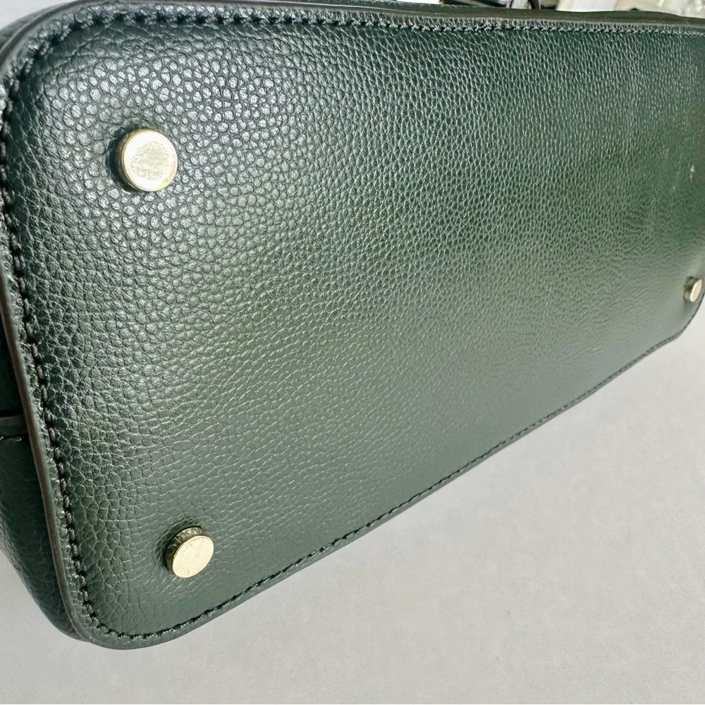 Kate Spade New York Forest Green Dome Purse w Cross Body Strap - Picture 10 of 16